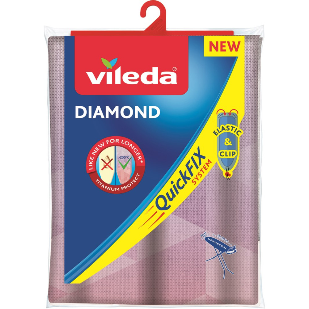 Pokrowiec na deskę do prasowania Vileda Diamond w opakowaniu z 