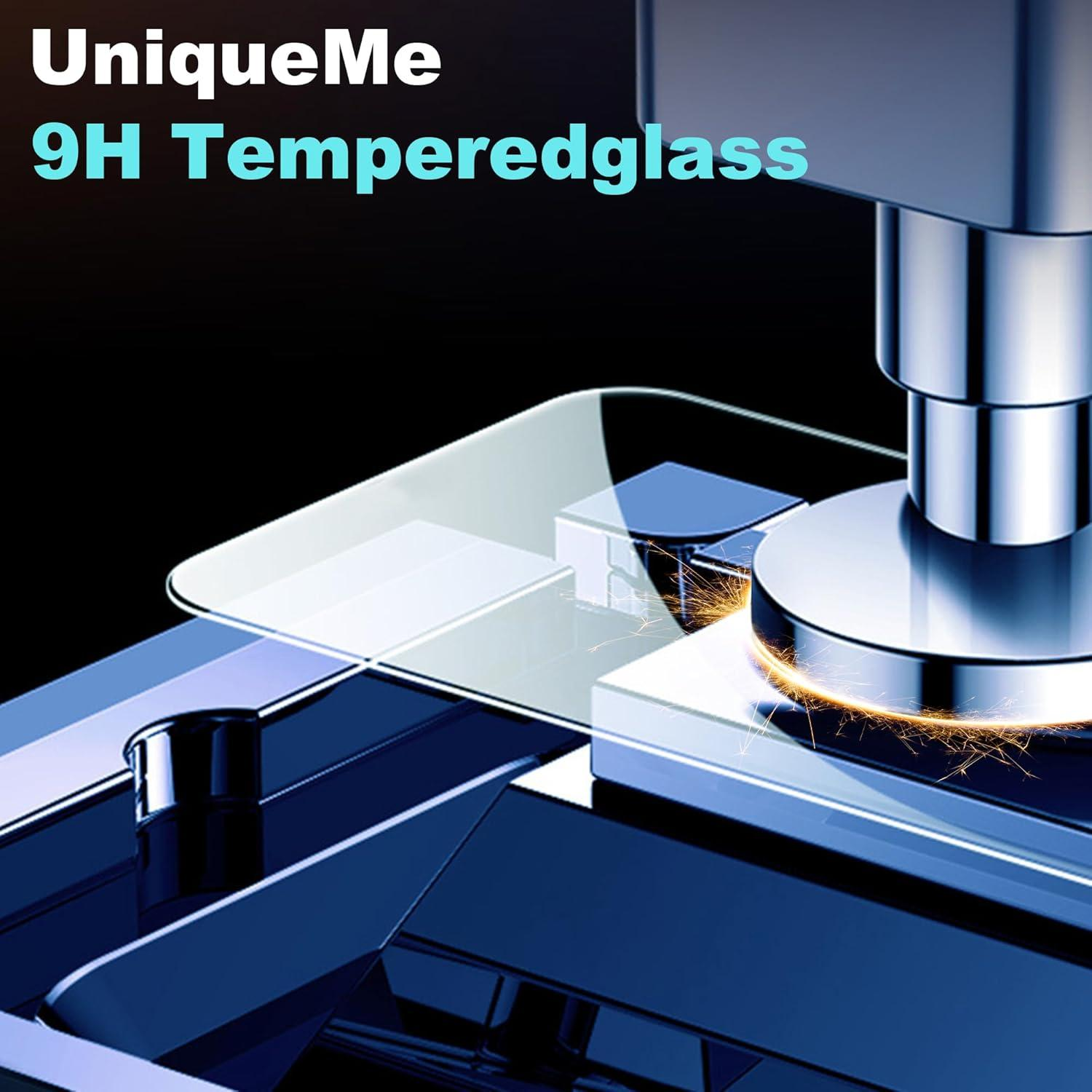 Maschine testet gehärtetes Glas, Funken fliegen.