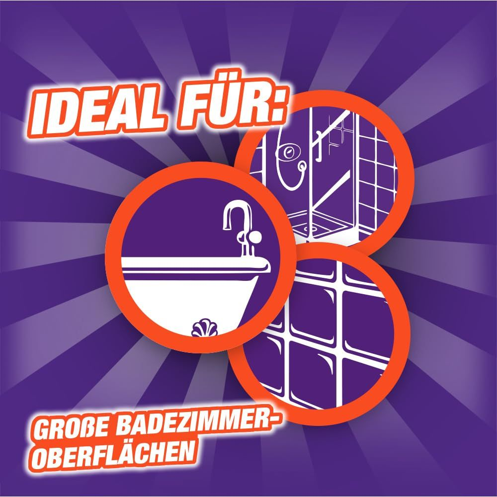 Ideal für: Badewanne, Duschkabine, Fliesen.