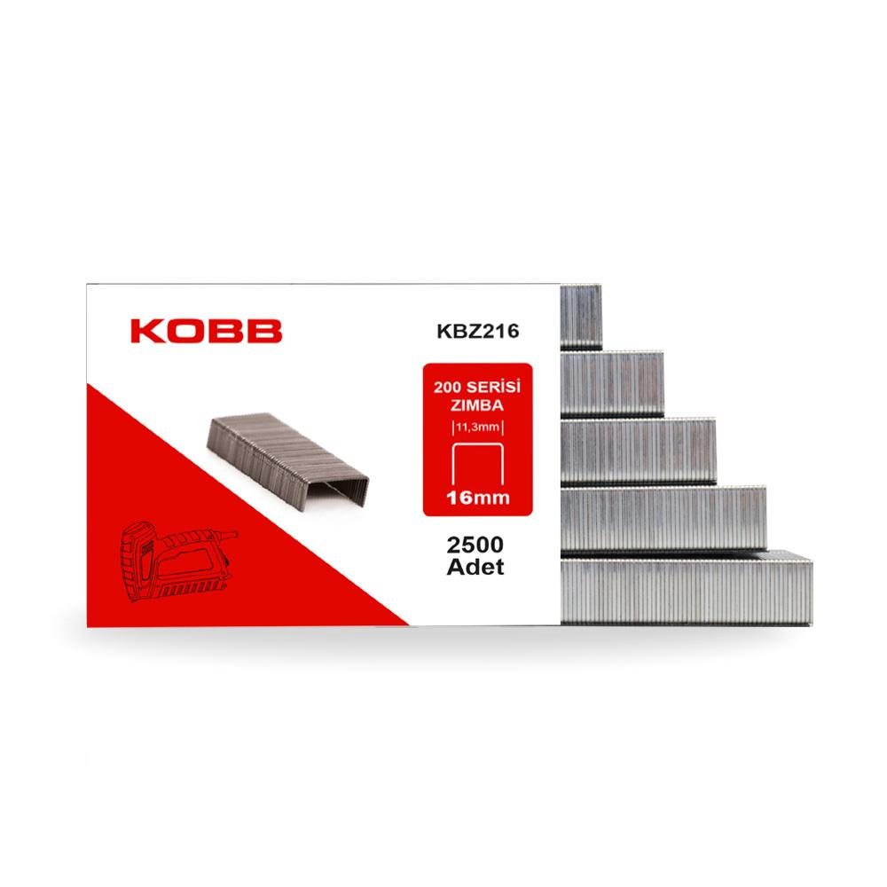 KOBB KBZ216 zımba, 16mm, 2500 adet.