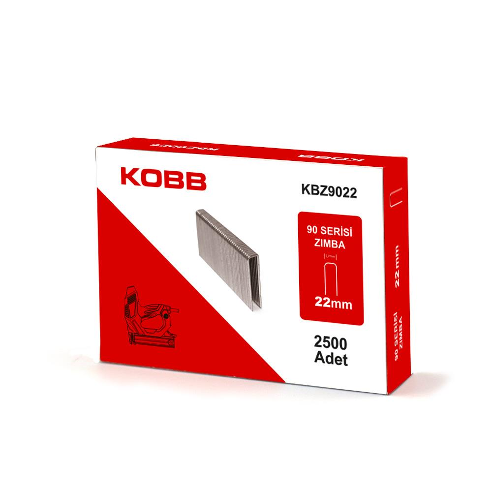 2500 adet KOBB 90 Seri 22mm zımba teli kutusu, KBZ9022.