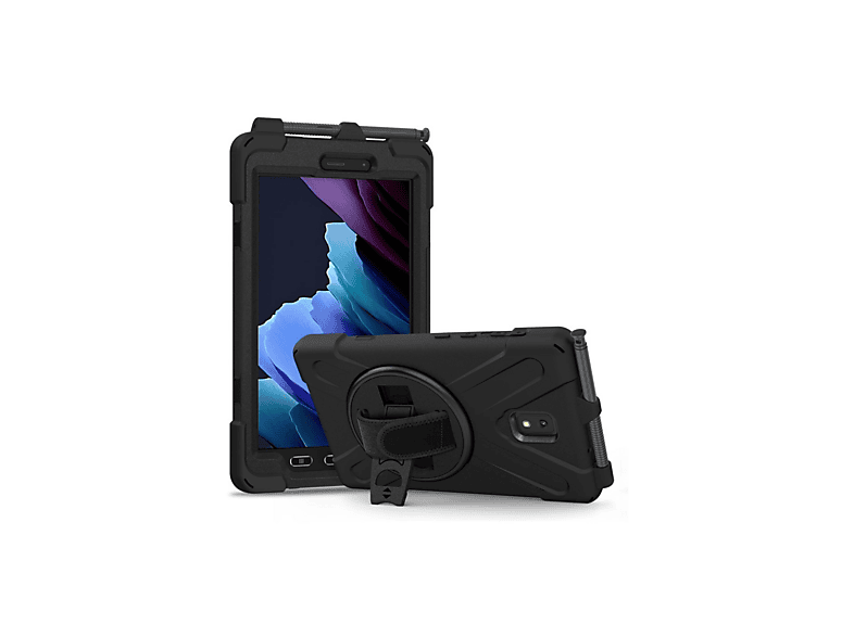 NEWFACE Samsung Amazing Kapak Galaxy T577 Tab Active 3 Uyumlu Tablet Kılıfı Siyah