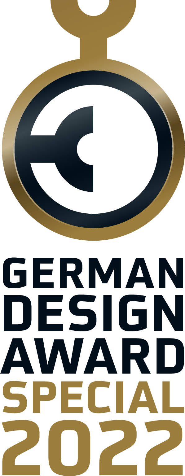 Logo für den German Design Award Special 2022 mit stilisiertem 'C'.