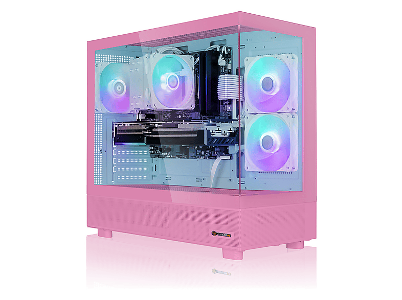 AURUMPC Pink AMD R7 + RTX5060, Gaming PC Ryzen™ 7 5700X Prozessor