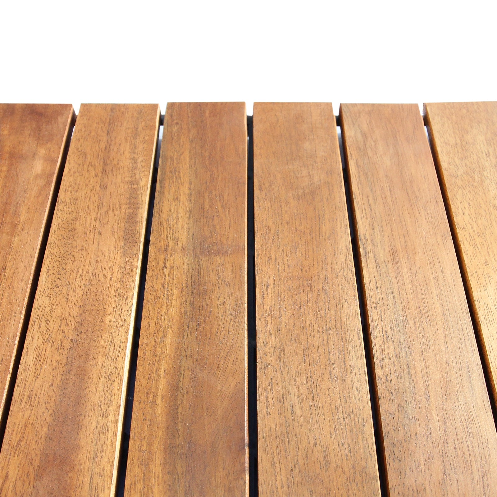 Tablones de madera con veta, primer plano.