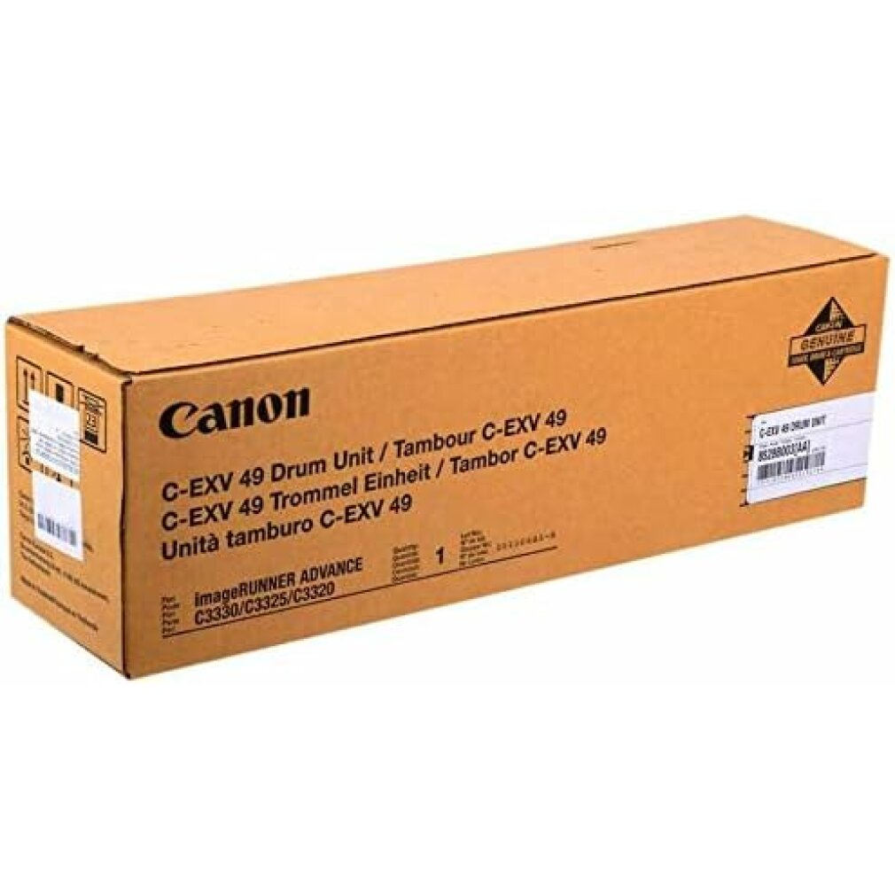 Scatola unità tamburo Canon C-EXV 49 per imageRUNNER ADVANCE C3330/C3325/C3320.
