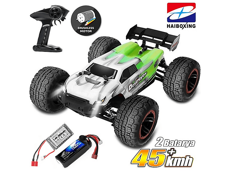 ホビーラジコン HAIBOXING 1/8 Scale BASILISK Rocks RTR HAIBOXING 1/16 Destroyer 45km Model RC Model RTR Elektrikli 4WD