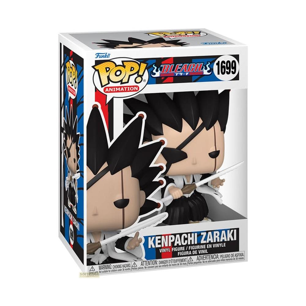 Action figure in vinile Funko Pop! Bleach Kenpachi Zaraki in scatola.
