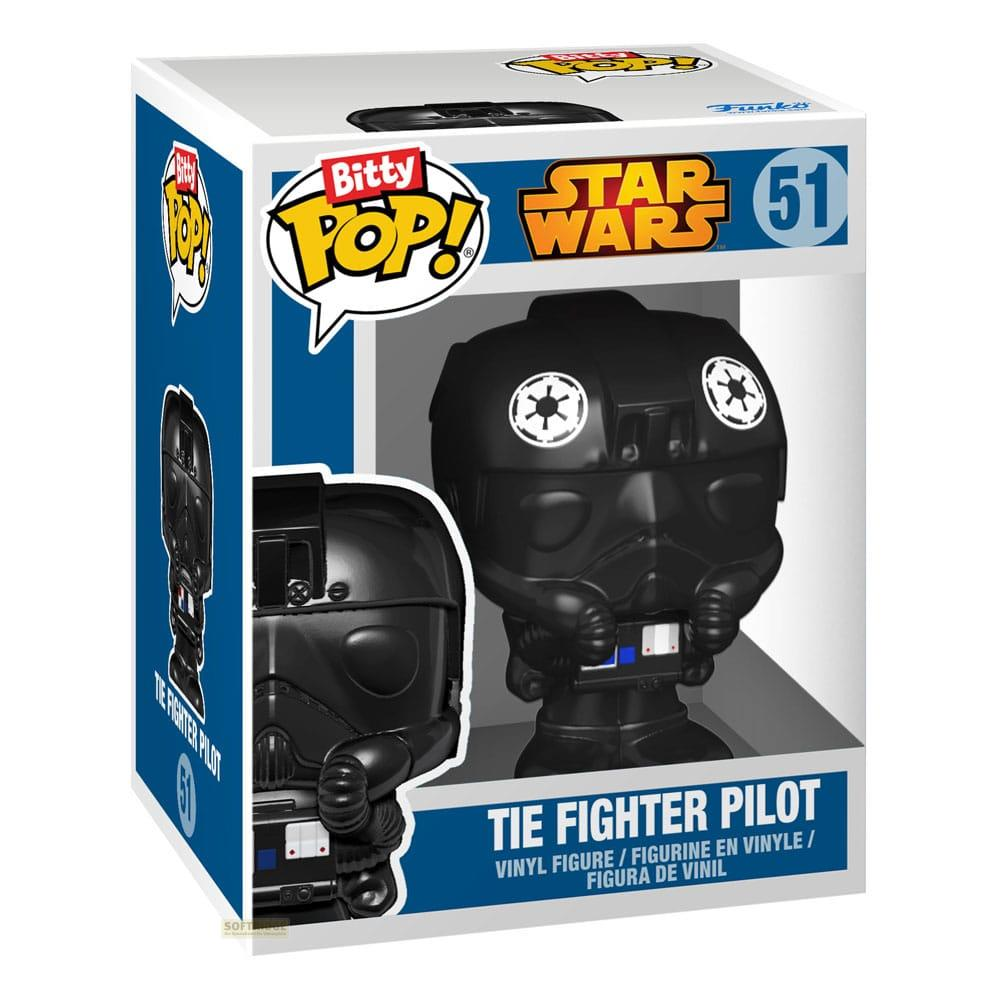 Figura in vinile Funko Pop! Star Wars TIE Fighter Pilot nera.
