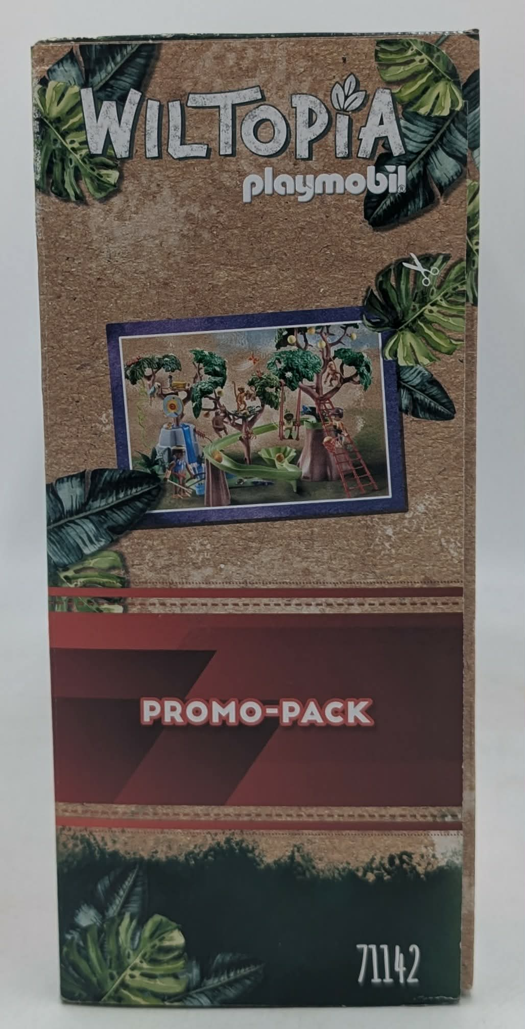 Playmobil Wiltopia Promo-Pack Karton mit Dschungelbild und Nummer 71142.