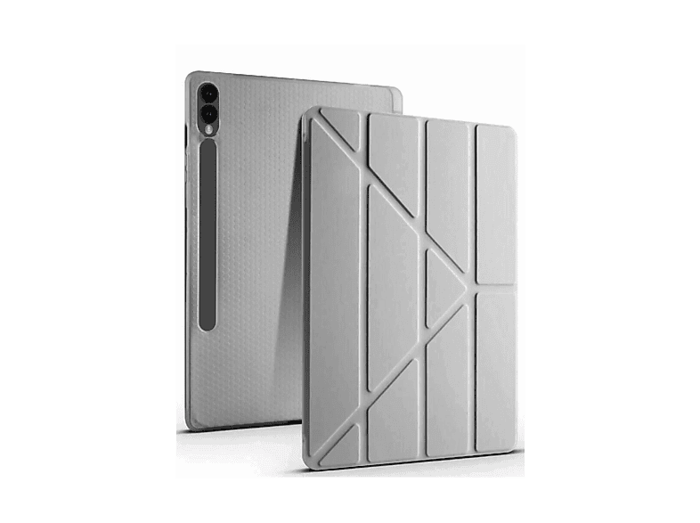 NEWFACE Kalemlikli Mars Samsung Galaxy X510 Tab S9 FE 11 Uyumlu Tablet Kılıfı Koyu Gri