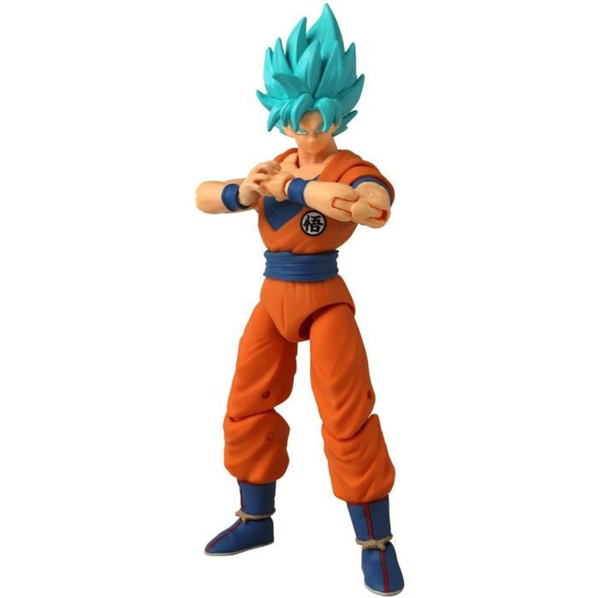 Figurka Dragon Ball Z Goku w formie Super Saiyan Blue, w pomarańczowym gi.