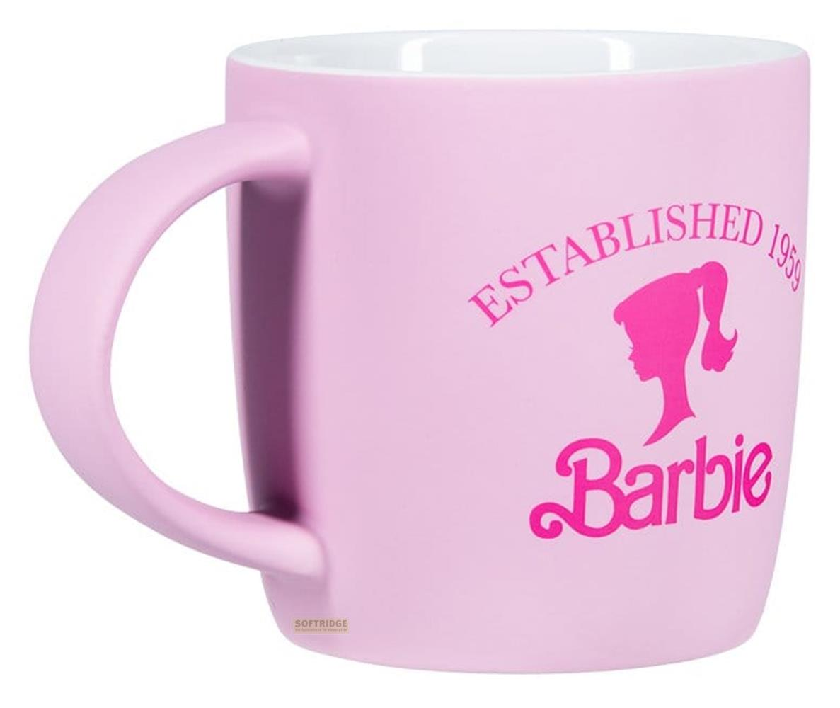 Różowy kubek Barbie z sylwetką i