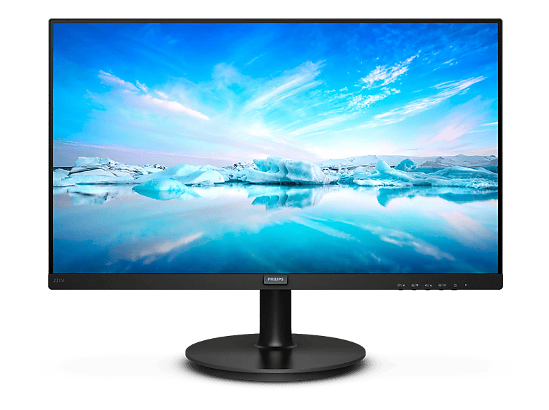 PHILIPS 221V8A LCD 21,5 inç Full-HD 4 ms 75 Hz Monitör Siyah
