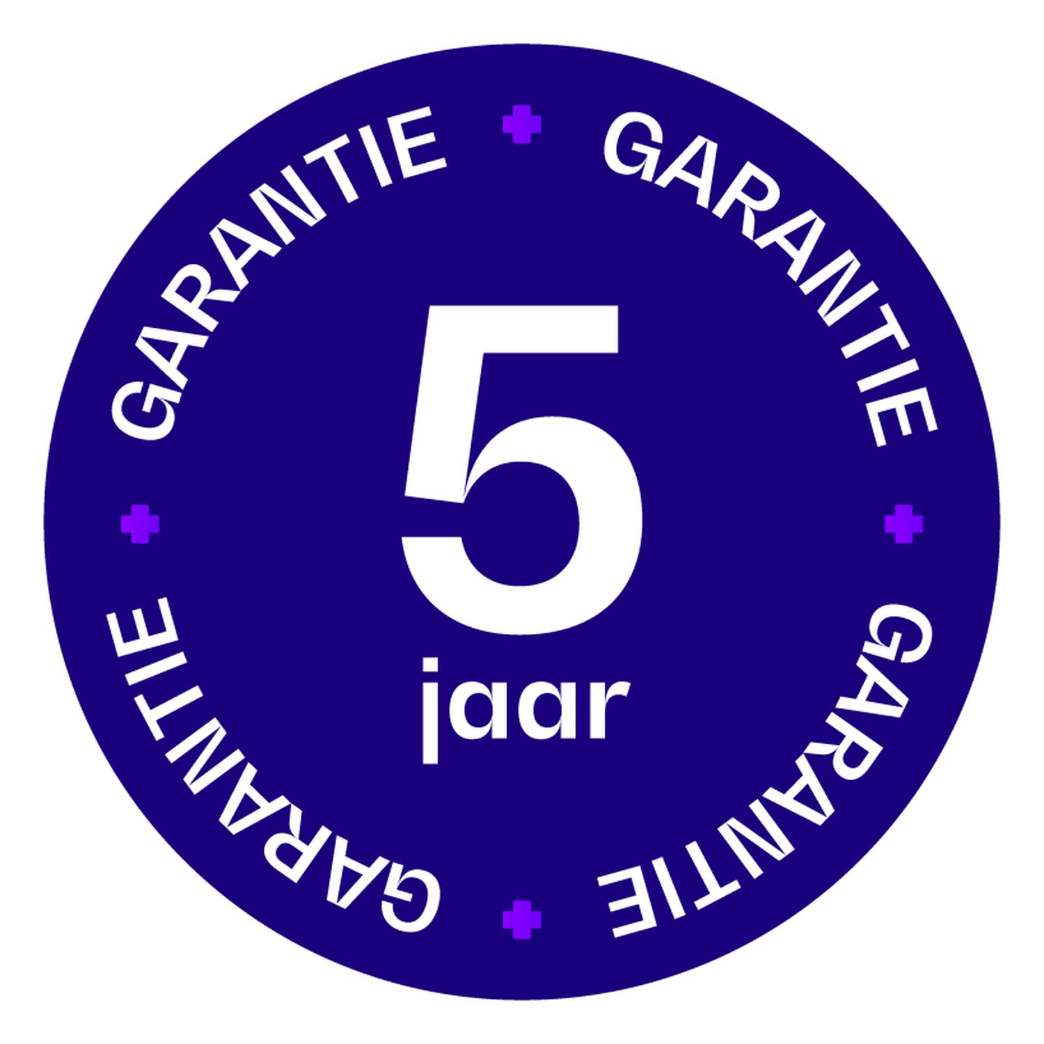 5 jaar garantie zegel