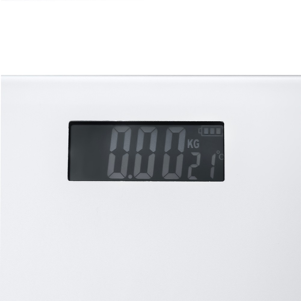 Dijital tartı ekranı 0,00 kg ve 21°C gösteriyor.