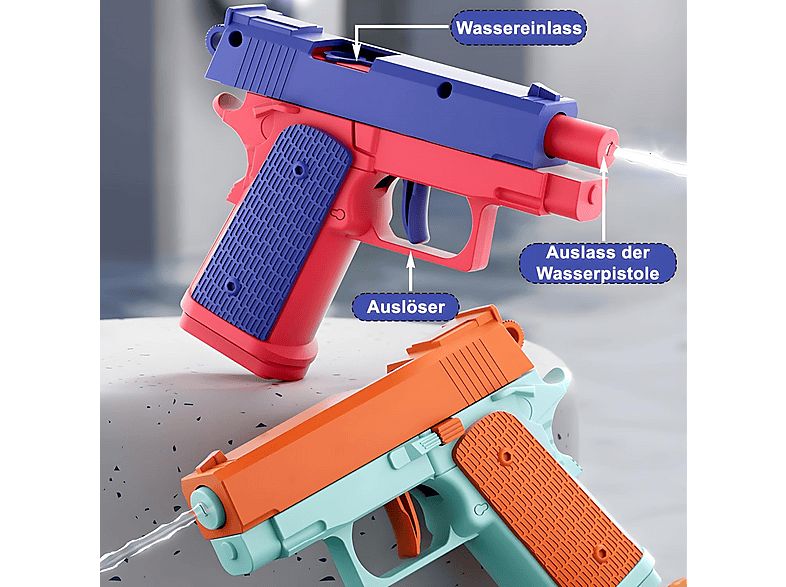 ALLGOODSBRAND 4-teiliges Set, Mini Wasserpistole
