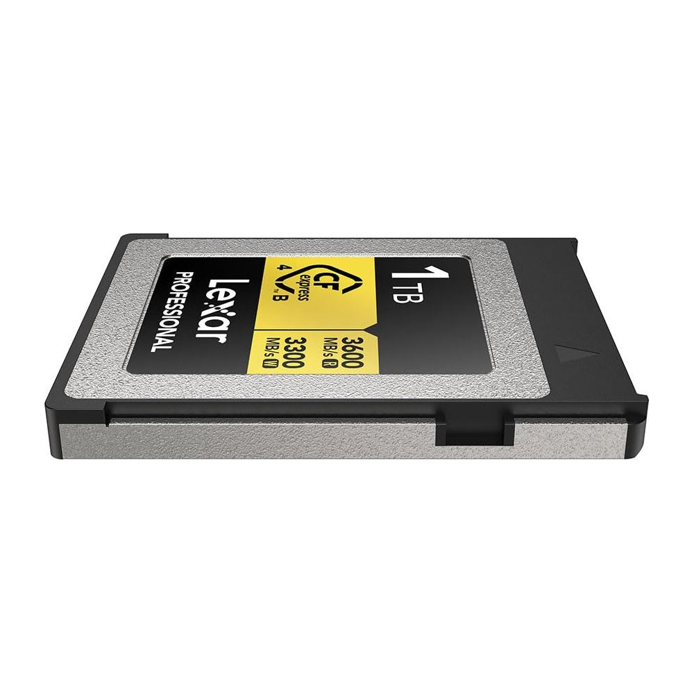 Scheda di memoria Lexar Professional 1TB CFexpress Tipo B con 3600 MB/s.
