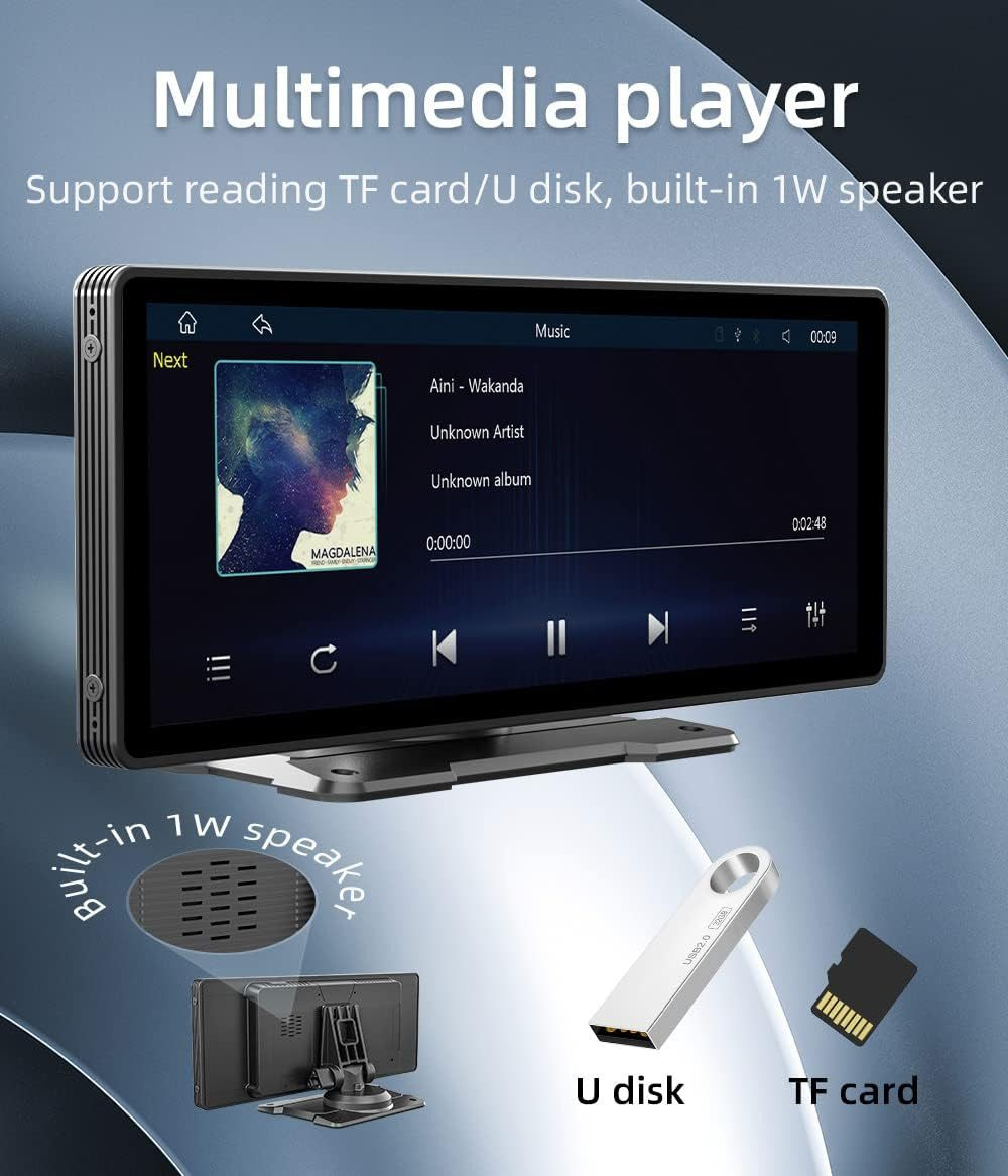 Multimedia-Player mit U-Disk und TF-Karte, spielt Musik