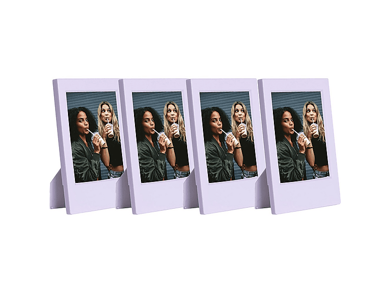 FUJIFILM Instax Mini Film Uyumlu Lila 4'lü Klasik Fotoğraf Çerçeve Seti