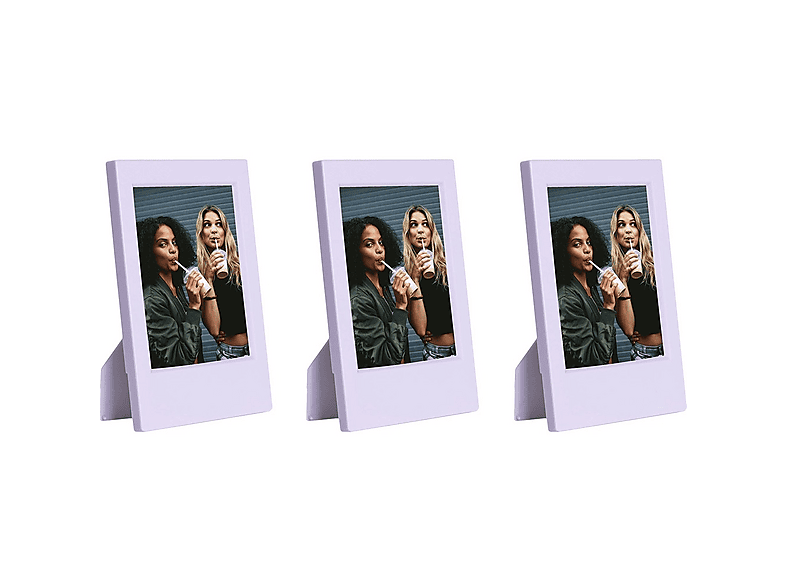 FUJIFILM Instax Mini Film Uyumlu Lila 3'lü Klasik Fotoğraf Çerçeve Seti