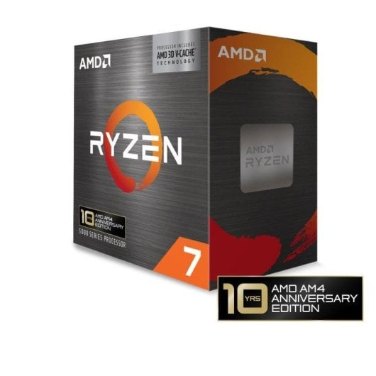 Pudełko procesora AMD Ryzen 7 z technologią 3D V-Cache, Edycja Rocznicowa Serii 5000.