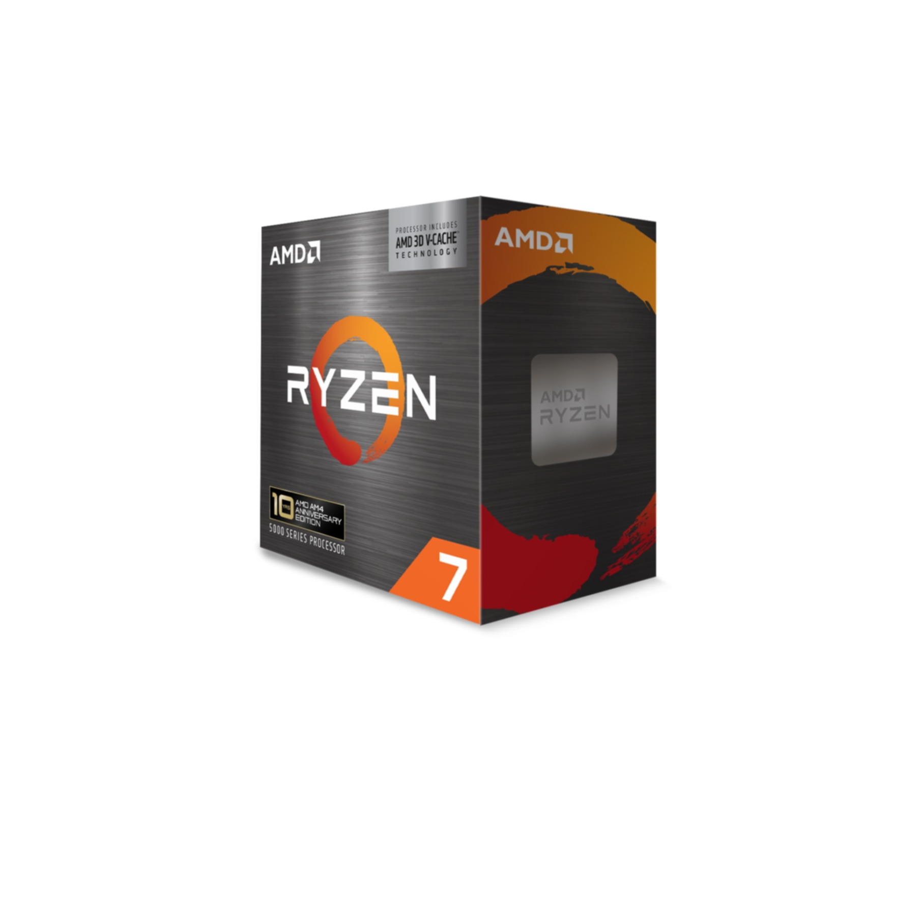 Pudełko procesora AMD Ryzen serii 5000 z logo i tekstem.