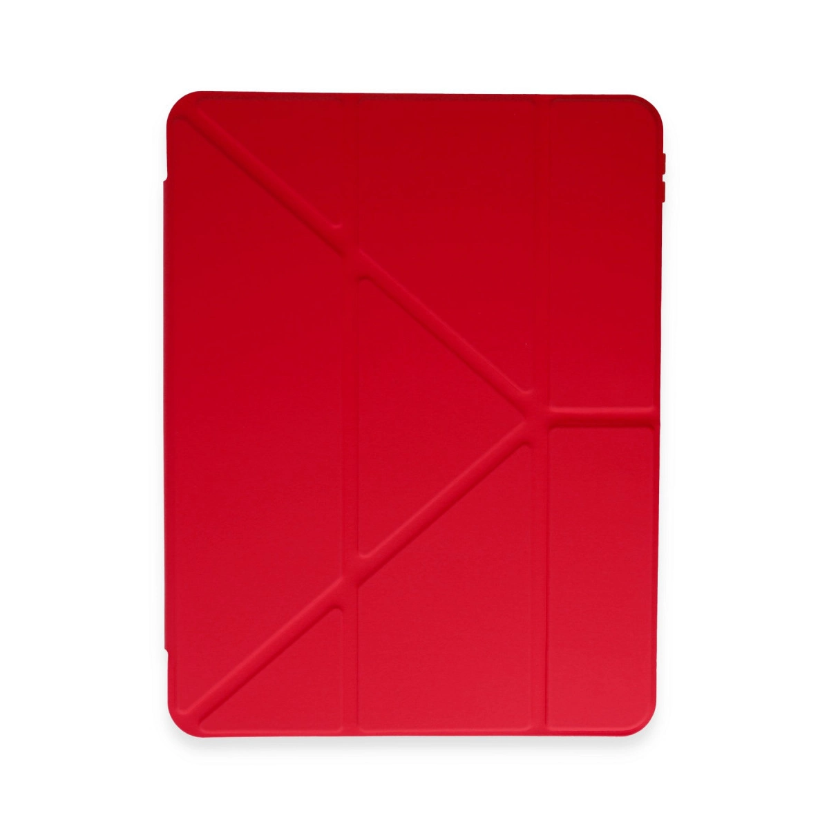 Geometrik desenli kırmızı tablet kılıfı