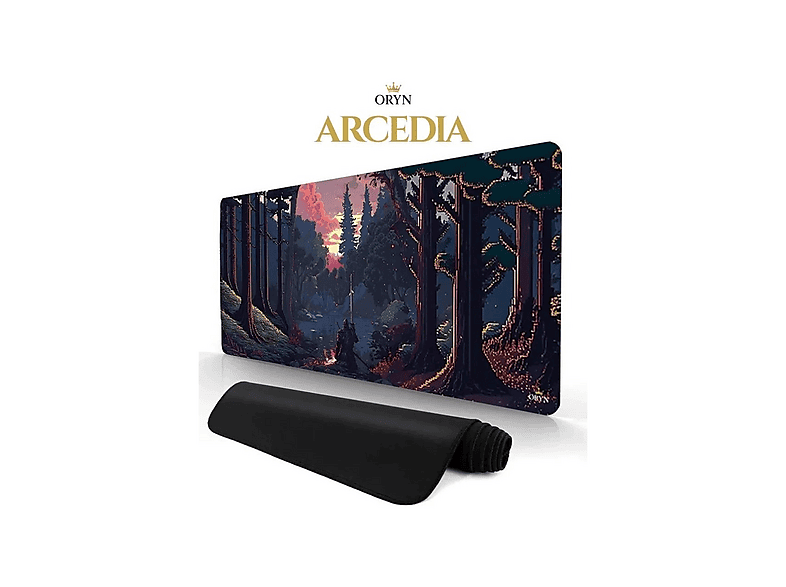 ORYN Pixart Arcedia Edition 70x30 cm 3 mm Oyuncu Mousepad Çok Renkli