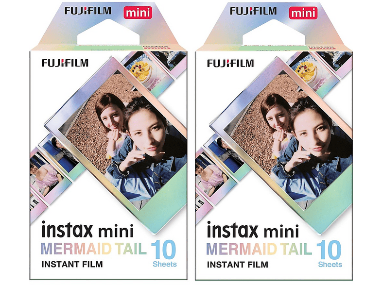 FUJIFILM Instax Mini Mermaid Tail 10x2 Film Seti