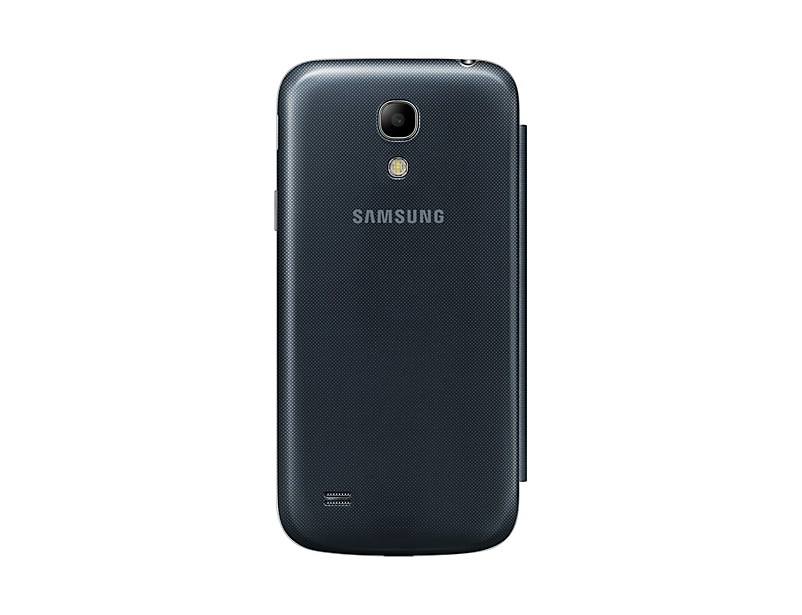 Retro di uno smartphone Samsung scuro con fotocamera e logo.