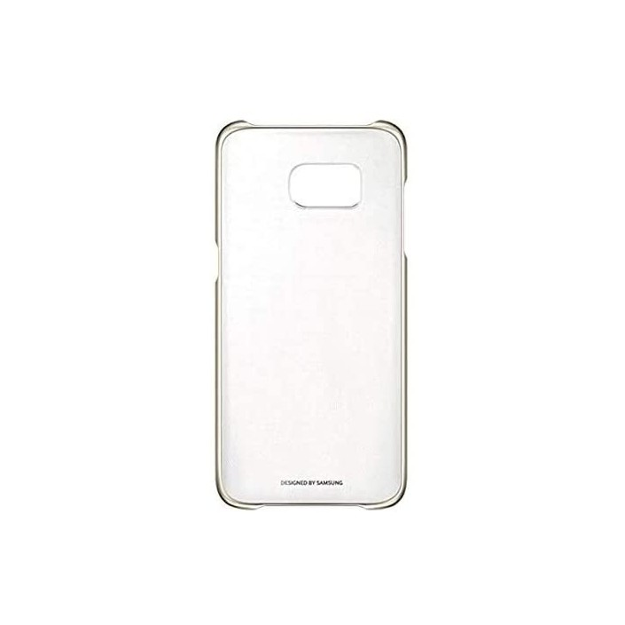 Eine transparente Schutzhülle für ein Smartphone, mit Aussparung für die Kamera.