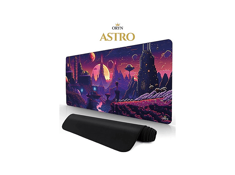 ORYN Pixart / Astro Edition 70x30 - 3 mm Kalınlık Gaming Mousepad Mor