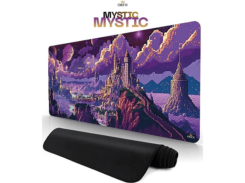 ORYN Pixart / Mystic Edition | 70x30 cm - 3 mm Kalınlık Gaming Mousepad Mor