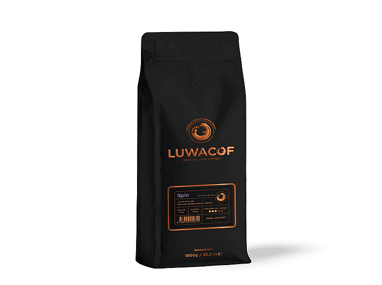 LUWACOF Spin Espresso Blend 1000 g Çekirdek Kahve