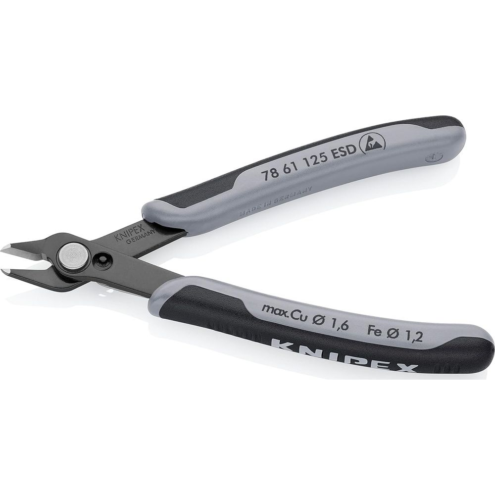 Pinza KNIPEX grigia e nera, modello 78 61 125 ESD.