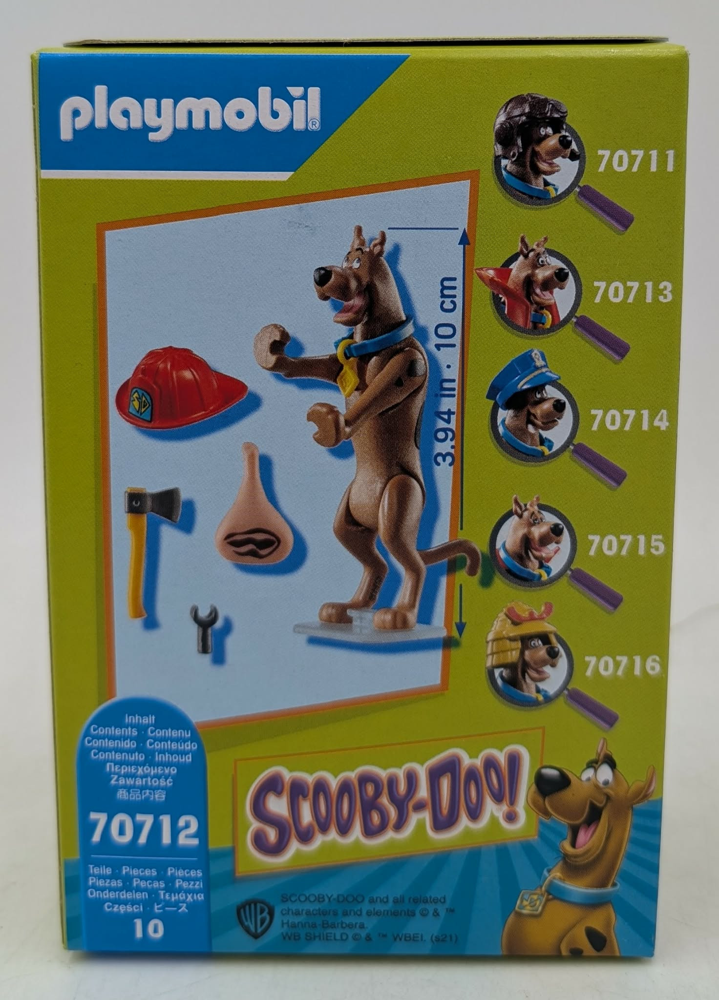 Figurka Playmobil Scooby-Doo z akcesoriami na pudełku