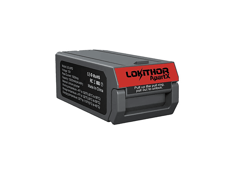 LOKITHOR Lipo 14.8Volt Li-Polimer 1500A Takviye Gücü Apartx ile Uyumlu Yedek Akü