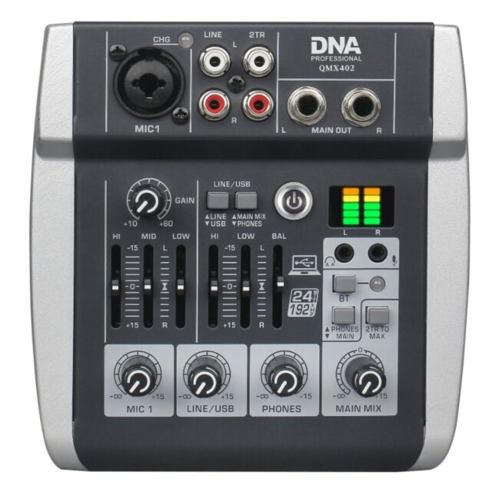 DNA PROFESSIONAL QMX402 Mixer, Grau | MediaMarkt
