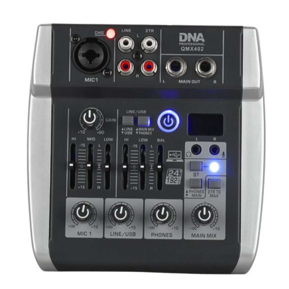 DNA PROFESSIONAL QMX402 Mixer, Grau | MediaMarkt