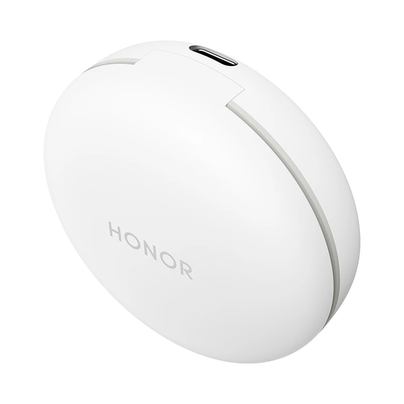 Ein weißes Honor-Ladecase mit USB-C-Anschluss.