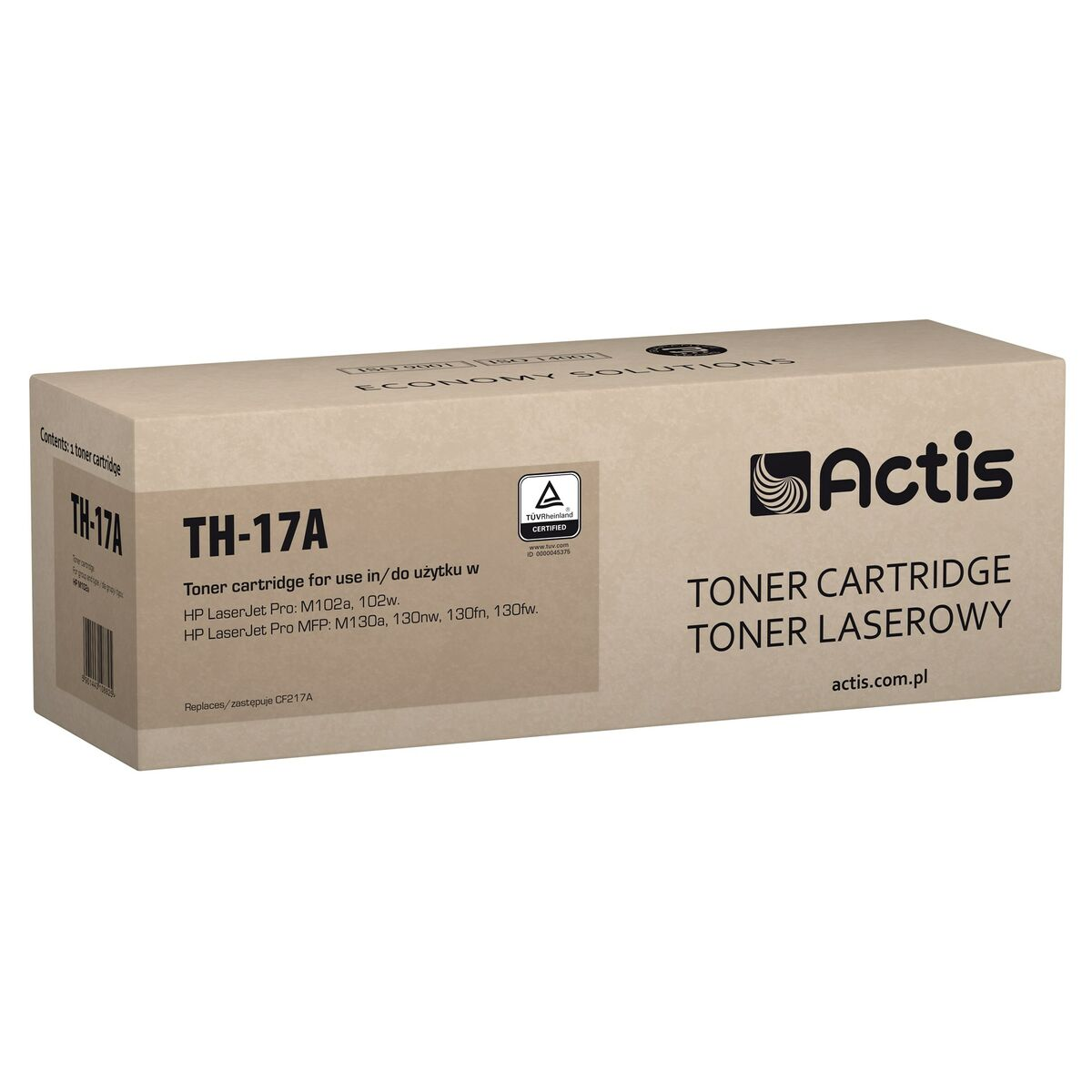 Pudełko z tonerem Actis TH-17A do drukarek laserowych.