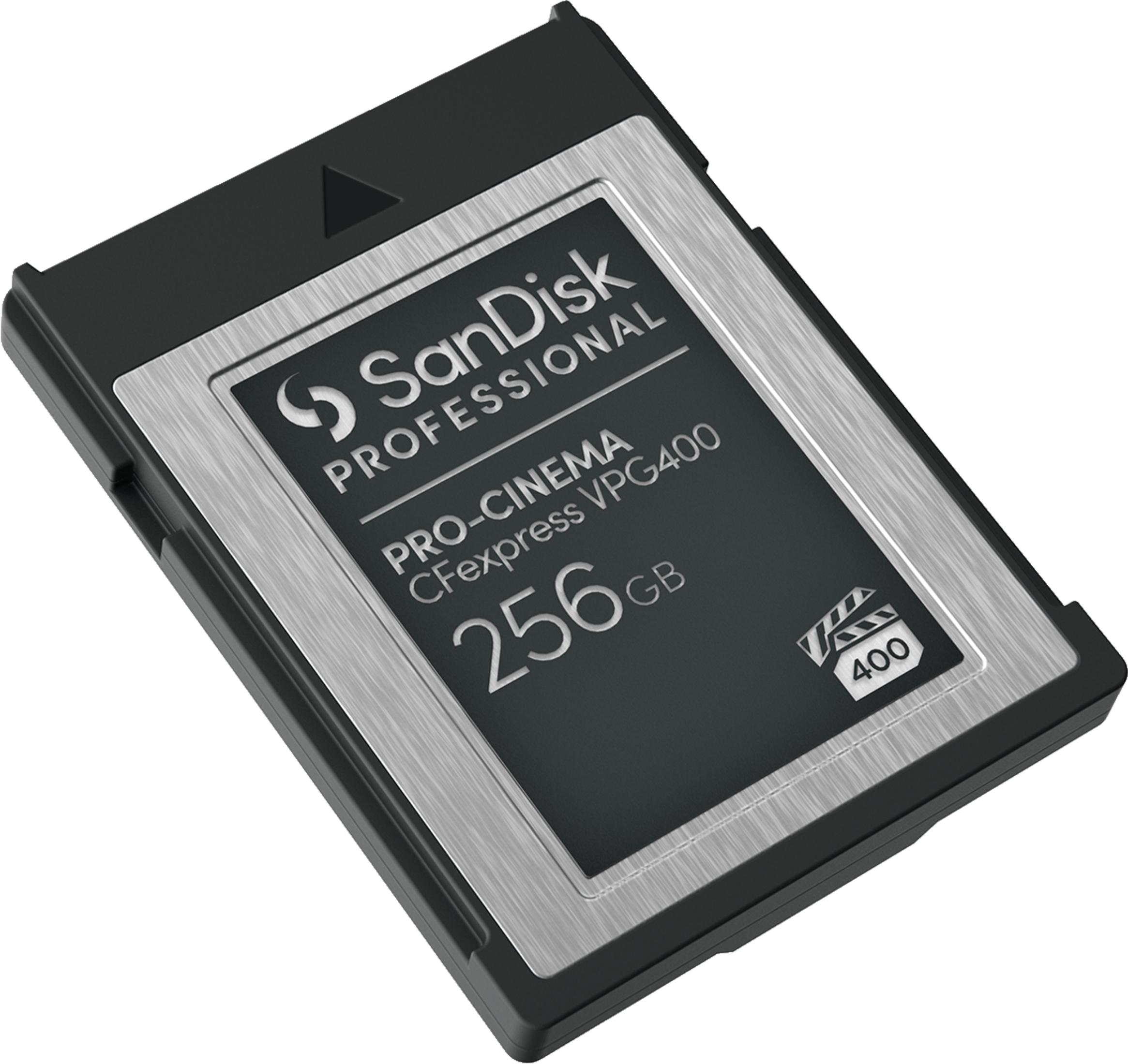 Scheda di memoria SanDisk PRO-CINEMA CFexpress VPG400 256GB.
