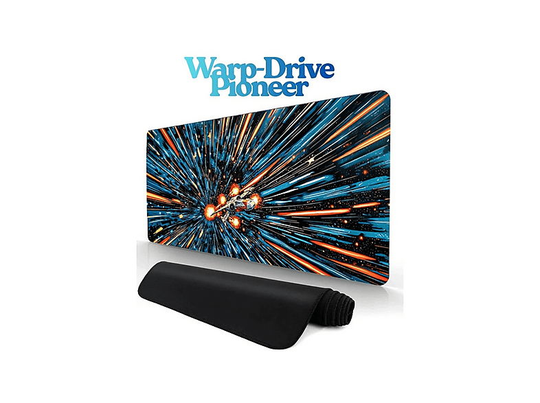 ORYN Astral Odyssey - Wrap Drive Pioneer Edition 70x30 cm - 3 mm Kalınlık Gaming Mousepad Çok Renkli