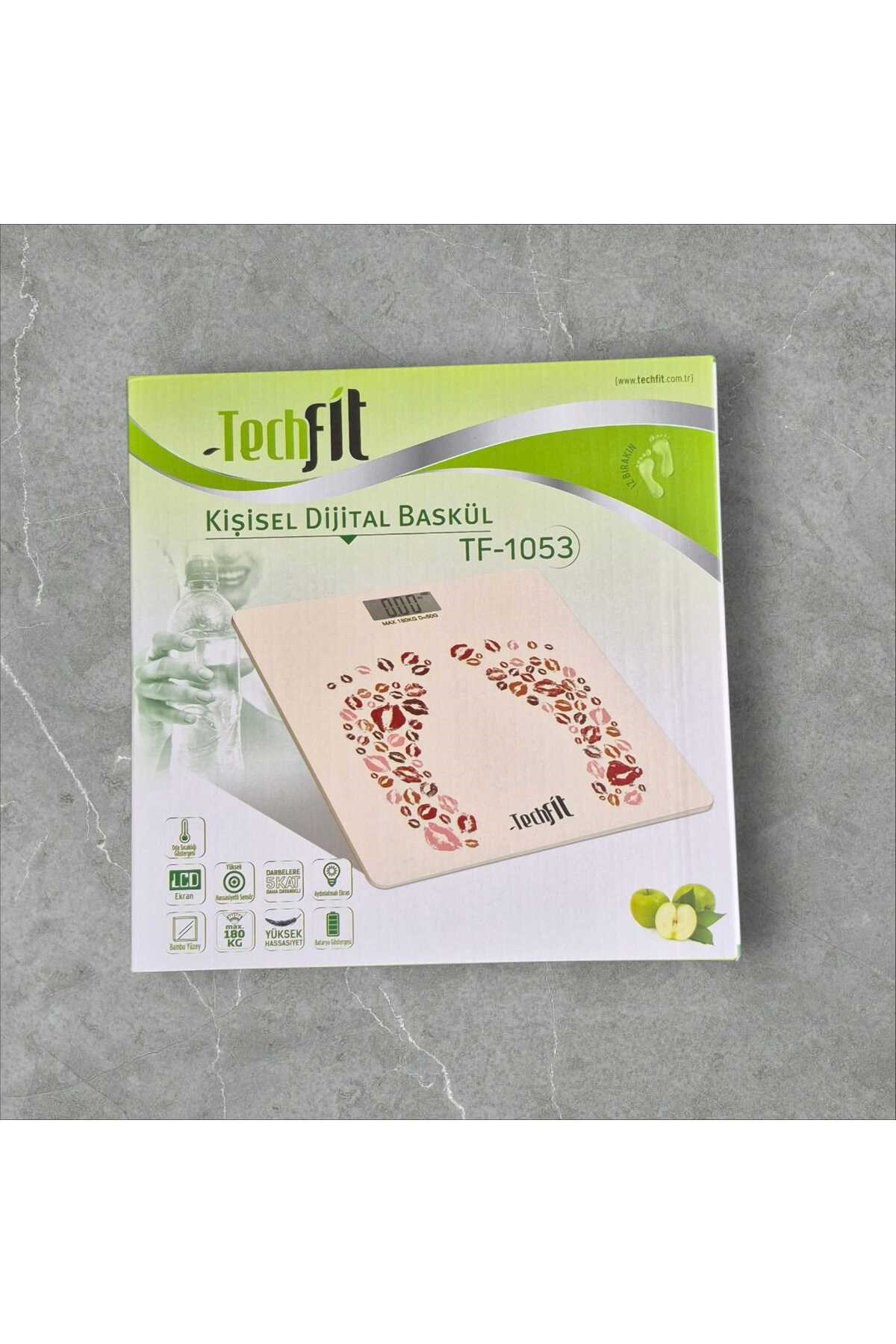 Dudak izi tasarımlı, LCD ekranlı dijital kişisel baskül.