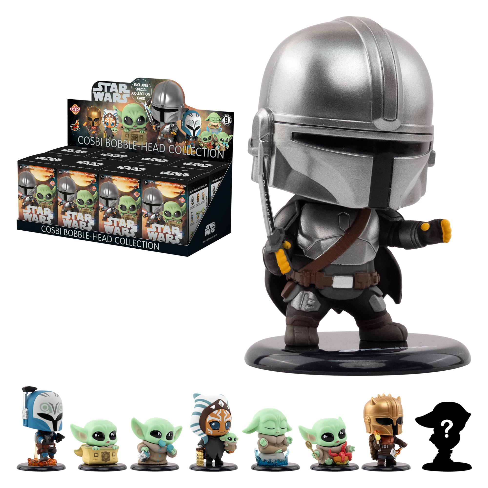 Figuras Star Wars Cosbi: Mandaloriano, Grogu, Ahsoka y más.
