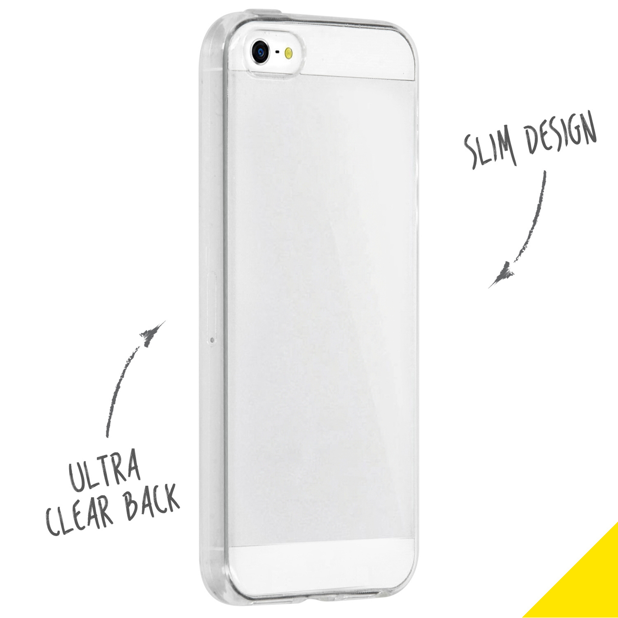 Ein durchsichtiges Handyhülle mit der Aufschrift "ULTRA CLEAR BACK".