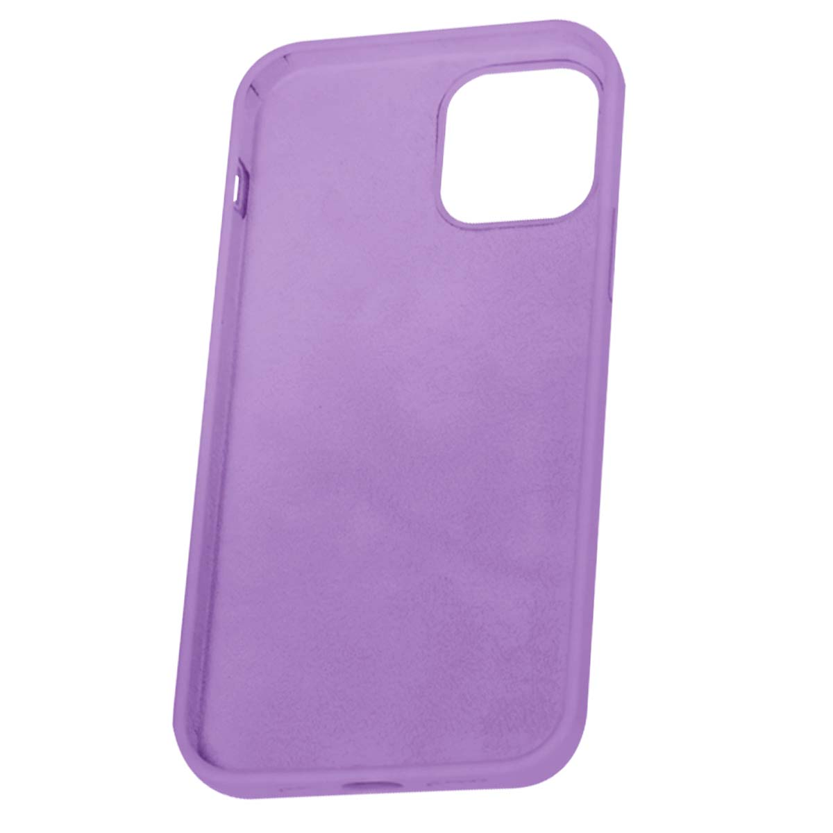 Custodia viola per smartphone con ritagli per fotocamera e pulsanti.