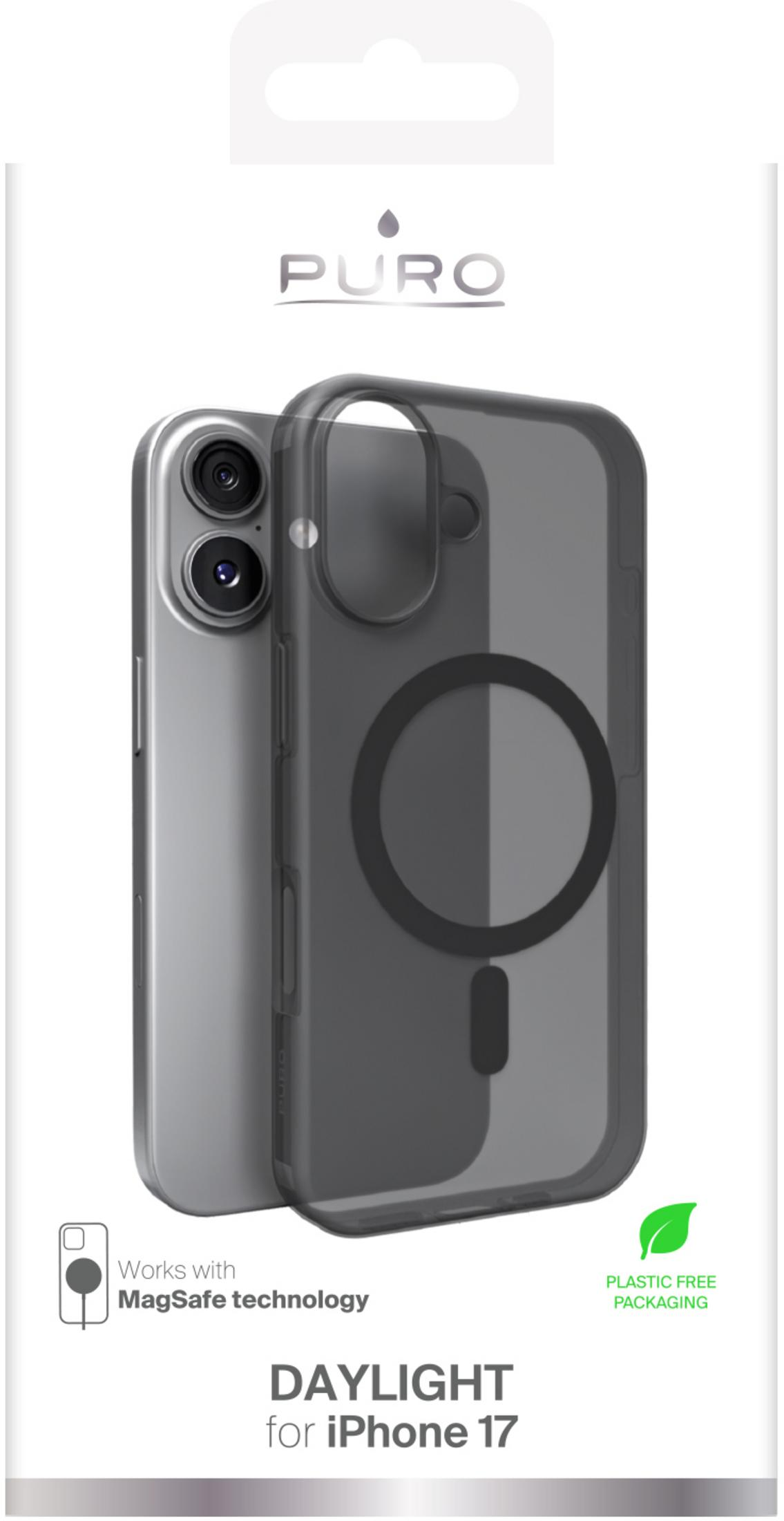 Przezroczyste etui na iPhone 17 z technologią MagSafe.
