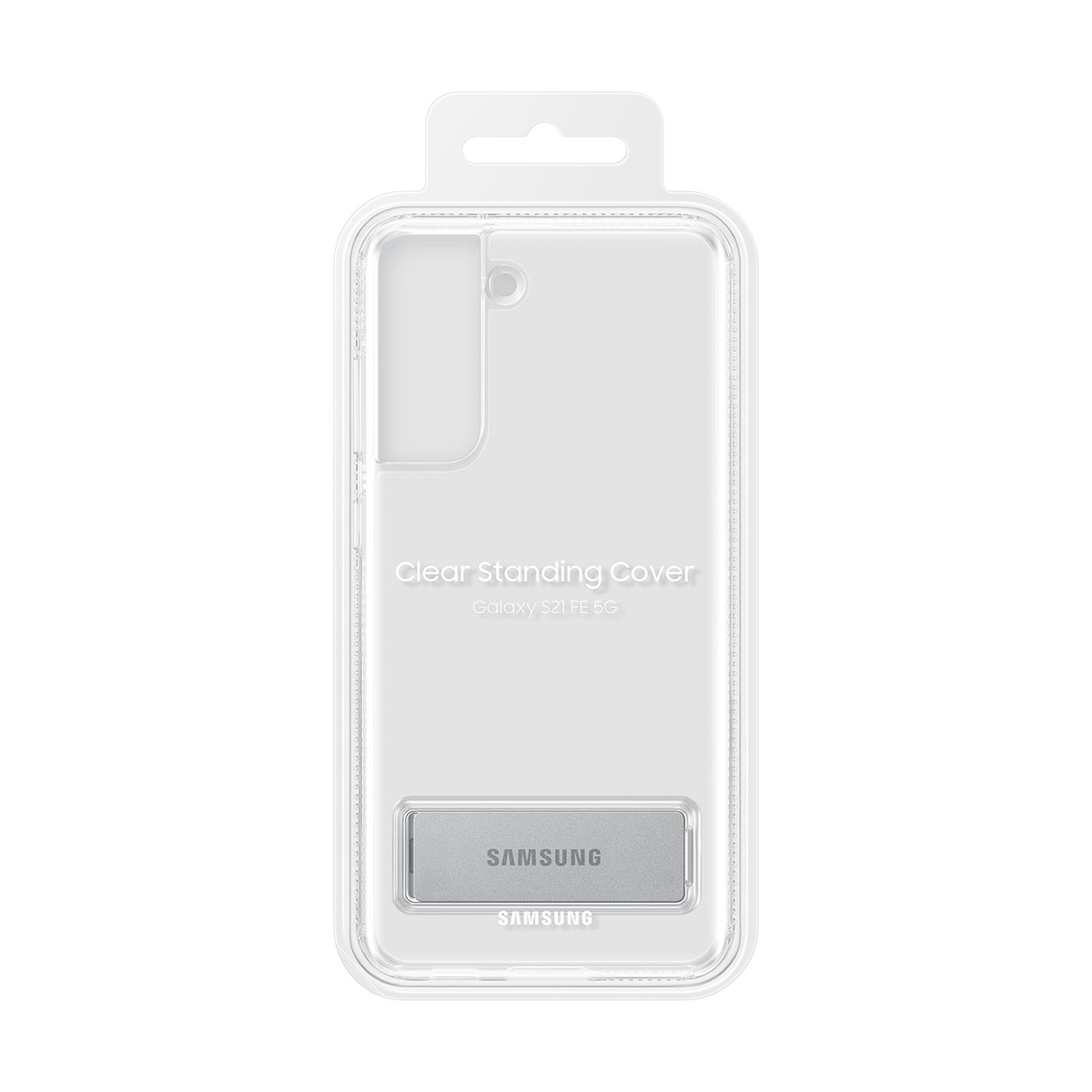 Cover trasparente con supporto per Galaxy S21 FE 5G.